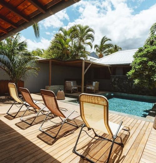 villa avec piscine à la Réunion