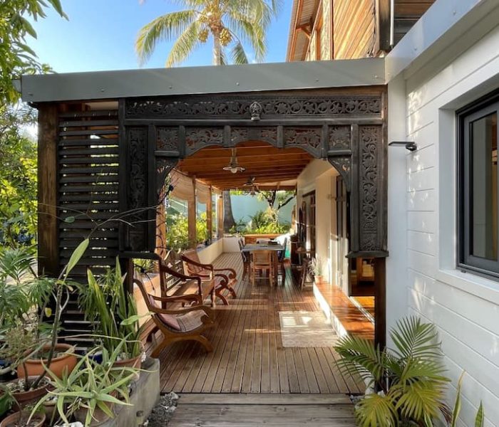 villa pas chère arbres bleus à la Réunion