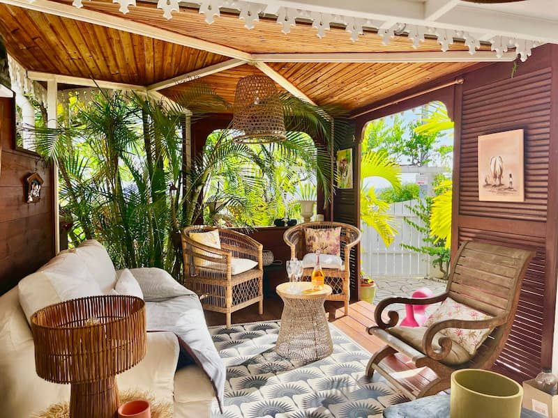 salon exterieur villa pinky creole