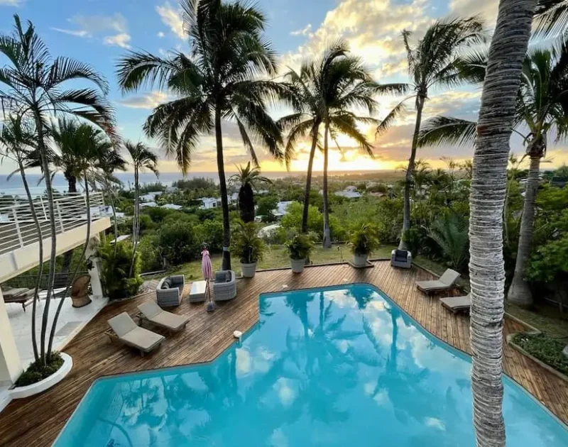 villa prana avec piscine a la reunion